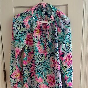 LIKE NEW Lilly Pulitzer Multicolor Patterned Top
